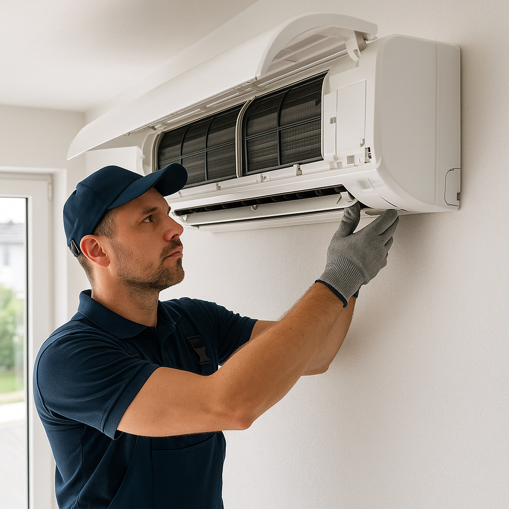 air conditioning installer home